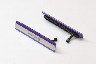 Заглушка microSD Sony Xperia Z2  D6502/D6503, фиолетовый, оригинал