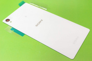 Задняя крышка Sony Xperia Z3 Dual SIM, D6633, белый, оригинал с NFC антенной