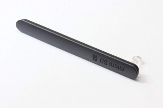 Заглушка USB Sony Xperia Z3 Dual SIM D6633, черный, оригинал