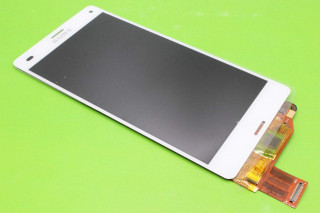 Дисплей Sony Xperia Z3 Compact, D5803, D5833, с белым тачскрином, К-3