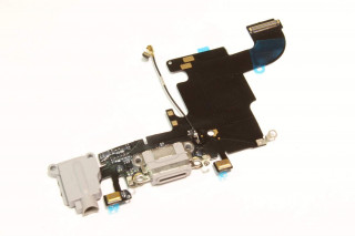 Шлейф iPhone 6S с разъемом зарядки, серый, К-3