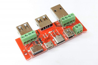 USB адаптер-конвертер (тип-1) microUSB, miniUSB, USB-A(F), USB-A(M), lightning, USB-C
