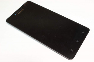 Дисплей Lenovo A6000, в рамке, черный, К-1