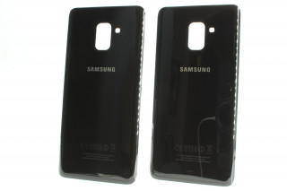 Задняя крышка Samsung A730 Galaxy A8 Plus (2018), черный, К-2