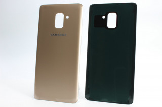 Задняя крышка Samsung A730 Galaxy A8 Plus (2018), золото, К-2