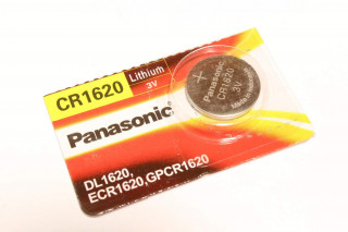 Батарейка Panasonic CR1620, 3V, литиевая, дисковая