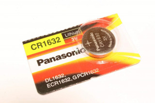 Батарейка Panasonic CR1632, 3V, литиевая, дисковая