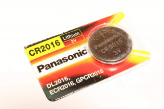 Батарейка Panasonic CR2016, 3V, литиевая, дисковая