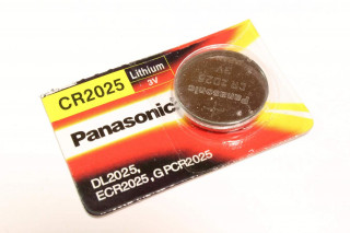 Батарейка Panasonic CR2025, 3V, литиевая, дисковая