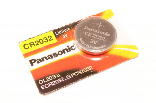 Батарейка Panasonic CR2032, 3V, литиевая, дисковая