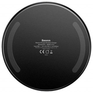 Беспроводное зарядное устройство Baseus Simple Wireless Charger, черный, CCALL-JK01