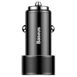 АЗУ Baseus Small Screw Dual-USB Quick Charge Car Charger 36W, черный, CAXLD-B01