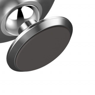 Автомобильный держатель Baseus Small Ears Series Magnetic Bracket, на приборную панель, серебро, SUER-B0S