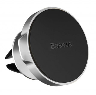 Автомобильный держатель Baseus Small Ears Series Magnetic Bracket, в воздуховод, серебро, SUER-A0S