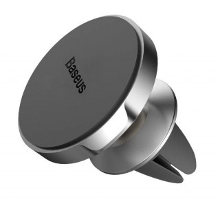 Автомобильный держатель Baseus Small Ears Series Magnetic Bracket, в воздуховод, серебро, SUER-A0S
