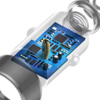АЗУ Baseus Small Screw 3.4A Dual-USB, черный, CAXLD-C01