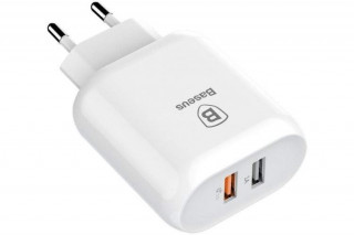 СЗУ Baseus Bojure Series 2 USB Quick Charge, 23W, белый, CCFS-E02