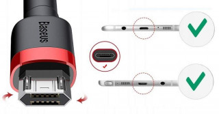 Кабель USB - micro USB Baseus Cafule 1.5A 200см Red+Red, CAMKLF-C09