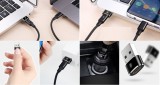 Адаптер Baseus USB Male To Type-C Female Adapter Converter 5A Black, CAAOTG-01