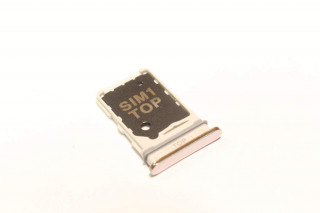 Лоток SIM Samsung A805FN/DSM Galaxy A80, серебро, оригинал