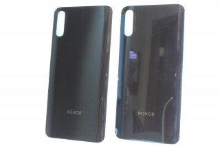 Задняя крышка Honor 9X (HLK-AL00), для версии с боковым сканером отпечатка, черный, К-1