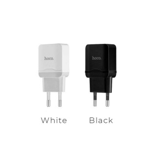 СЗУ HOCO C33A Little, 2.4A, черный, двойной USB