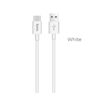 Кабель USB - Type-C HOCO X23 Skilled, 2.1А, 100см, белый