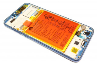 Дисплей Honor 9 Lite (LLD-L31), в рамке, с аккумулятором, синий, оригинал