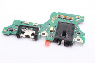 Нижняя плата (шлейф) Honor 9C (AKA-L29), Huawei P40 Lite E (ART-L29N) с разъемом зарядки, оригинал
