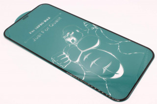 Защитное стекло iPhone 12 mini, черное, Gorilla Glass