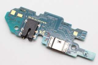 Нижняя плата (шлейф) Samsung A105FN Galaxy A10 NFC с разъемом зарядки, К-1