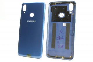 Задняя крышка со стеклом камеры Samsung A107 Galaxy A10s, синий, К-1