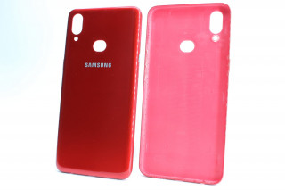 Задняя крышка со стеклом камеры Samsung A107 Galaxy A10s, красный, К-1