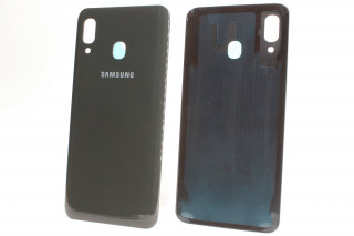 Задняя крышка Samsung A205 Galaxy A20, черный, К-2