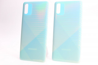 Задняя крышка Samsung A715 Galaxy A71, голубой, К-2