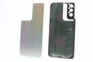 Задняя крышка Samsung SM-G998 Galaxy S21 Ultra, серебро, К-2
