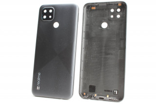 Задняя крышка Realme C21 (RMX3201), черный, К-2