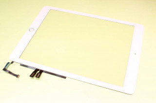 Тачскрин iPad 6, 9.7'', 2018 (A1893, A1954) с золотой кнопкой Home, белый, К-2
