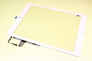 Тачскрин iPad 6, 9.7'', 2018 (A1893, A1954) с серебристой кнопкой Home, белый, К-1