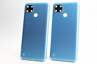 Задняя крышка Realme C25s (RMX3195), голубой, К-1