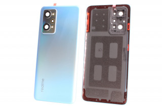 Задняя крышка Realme GT NEO 2 (RMX3370), голубой, со стеклом камеры, оригинал