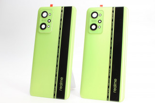Задняя крышка Realme GT NEO 2 (RMX3370), зеленый, со стеклом камеры, оригинал