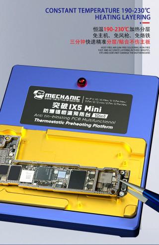 Платформа Mechanic IX5 Mini для ремонта платы iPhone X, XS, XS Max, 11, 11 Pro, 11 Pro Max, 12, 12 Mini, 12 Pro, 12 Pro Max