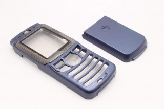 Motorola E365 - передняя панель и панель АКБ, цвет синий