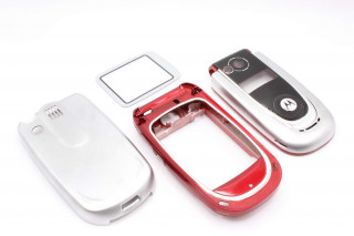 Motorola V600 - корпус, цвет серый+красный