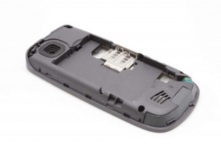 Nokia 2220s - средняя часть в сборе со звонком, сим держателем, разъемом гарниуры, антенной, оригинал