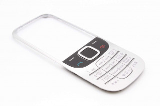 Nokia 2330 - лицевая панель с клавиатурой, цвет серый