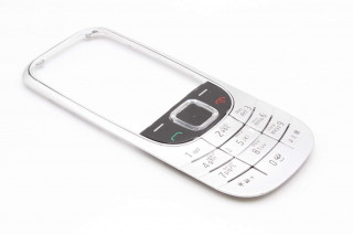 Nokia 2330 - лицевая панель с клавиатурой, цвет серый, англ