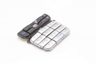 Nokia 3230 - клавиатура, цвет серый+черный, без подсветки