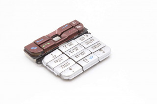 Nokia 3230 - клавиатура, цвет серый+красный